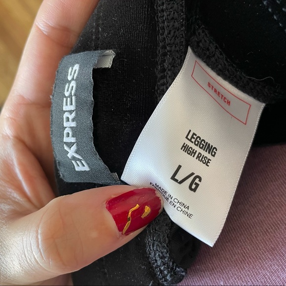 NWOT Sequin High Rise Leggings Velvet Evening Club Night out Trousers Shiny Fit - Picture 5 of 9